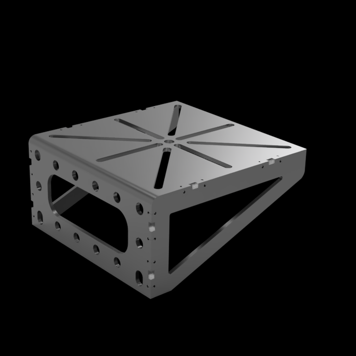 0.25" Vice Mount for Maker Tables, view 3 – handmade laser cut metal by Maker Table
