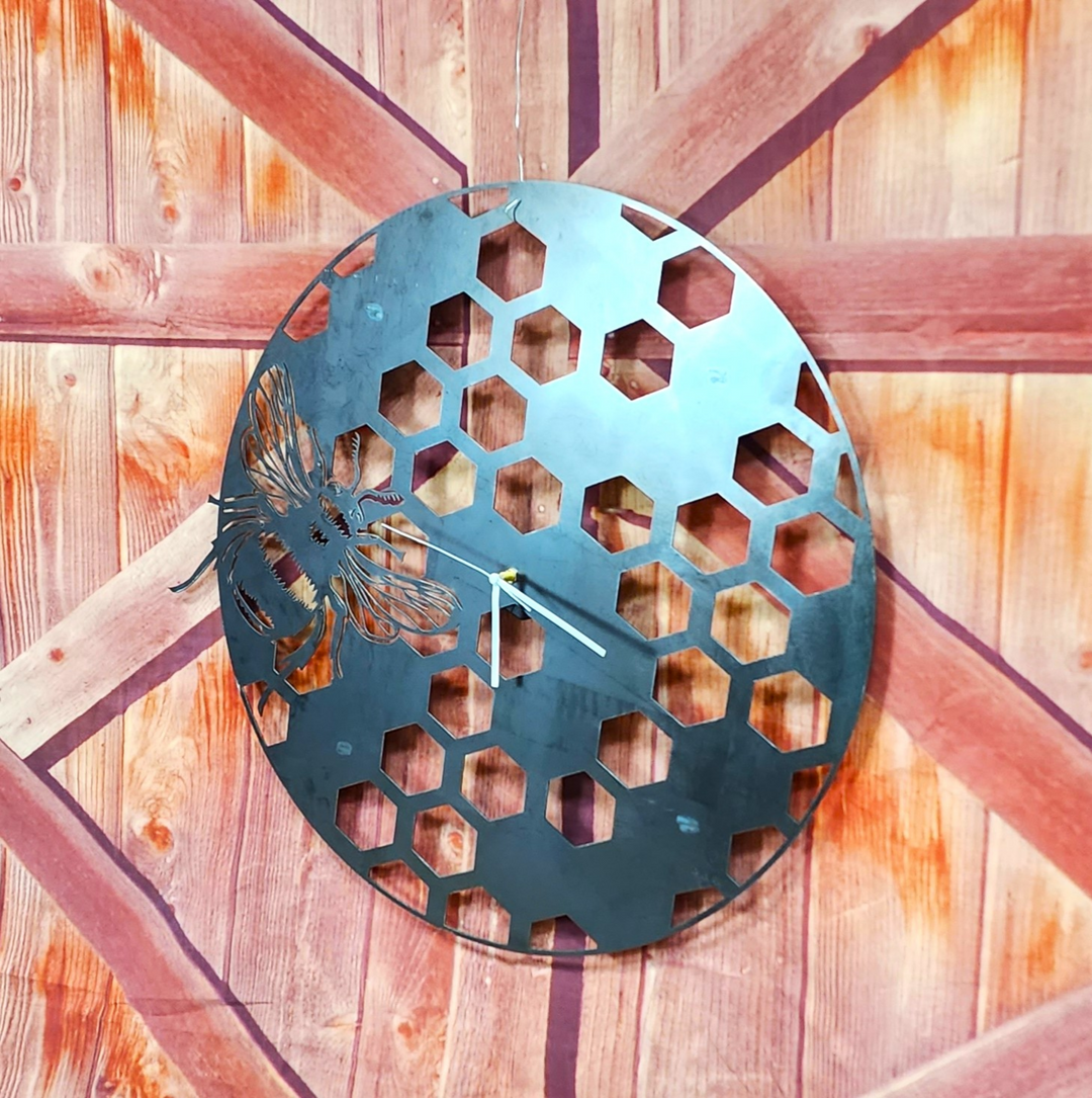 Bee Themed Metal Wall Decor