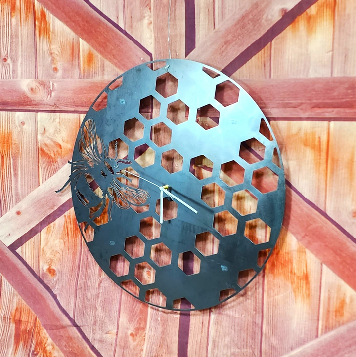 Bee Themed Metal Wall Decor