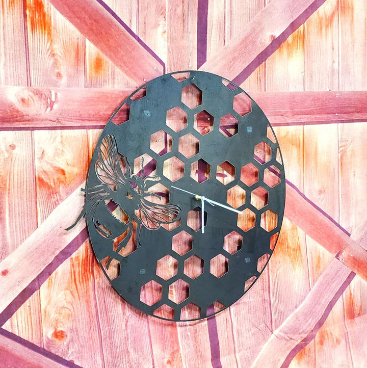Bee Themed Metal Wall Decor