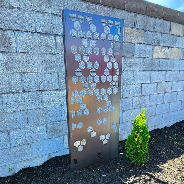 Beehive Privacy Screen Outdoor Garden Decor