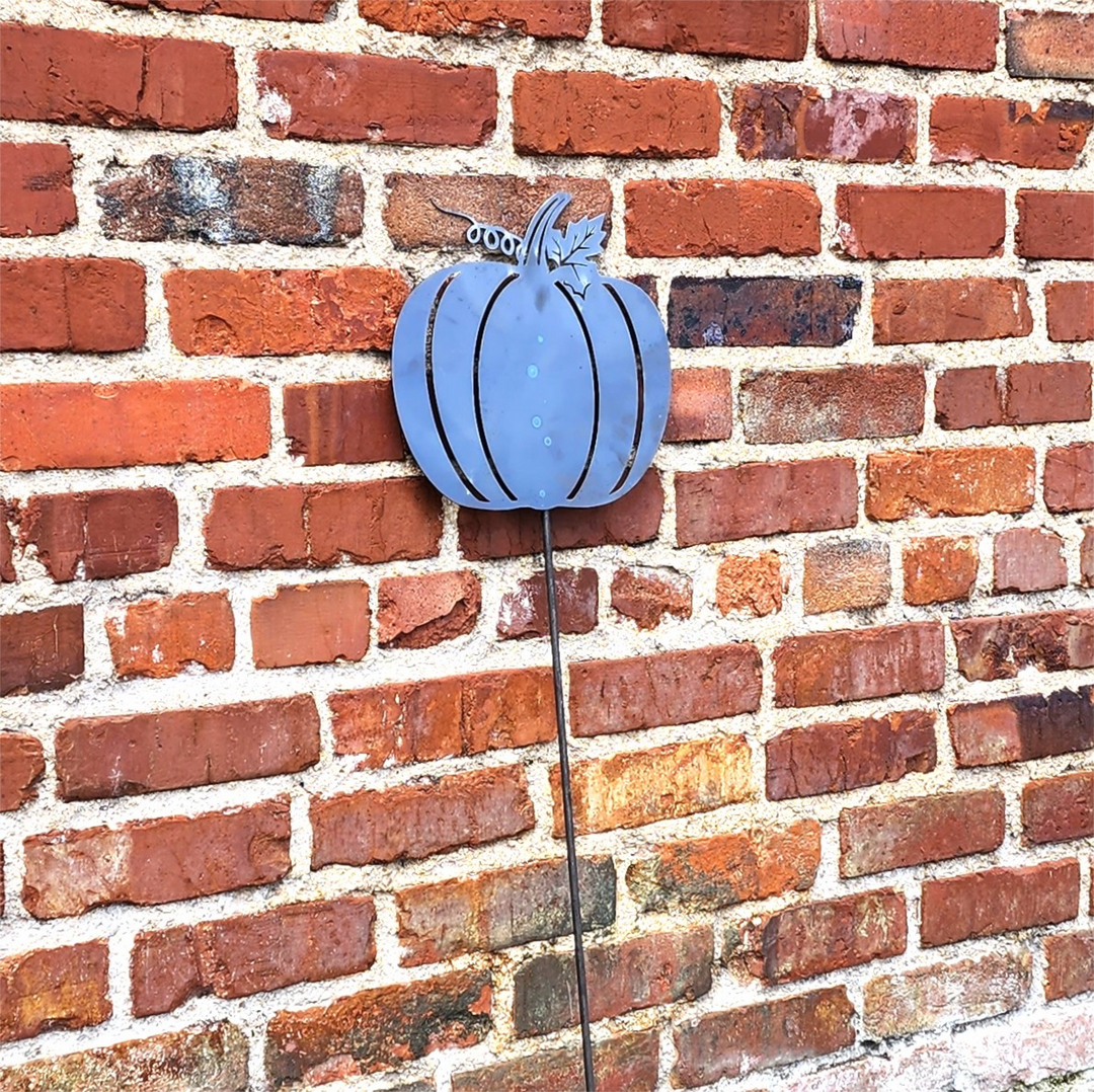 Cute Pumpkin Garden Stakes