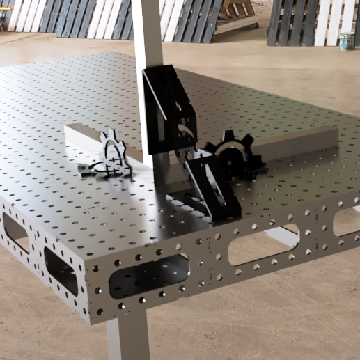 4' x 8' Universal Maker Table - DXF Files (GEN 2) (Converted to Metric)