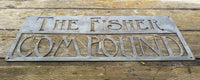 Thumbnail for Rustic Home & Garden Sign - Personalized