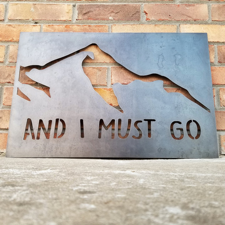 The Mountains Are Calling 2 pc Set - Rustic Decor