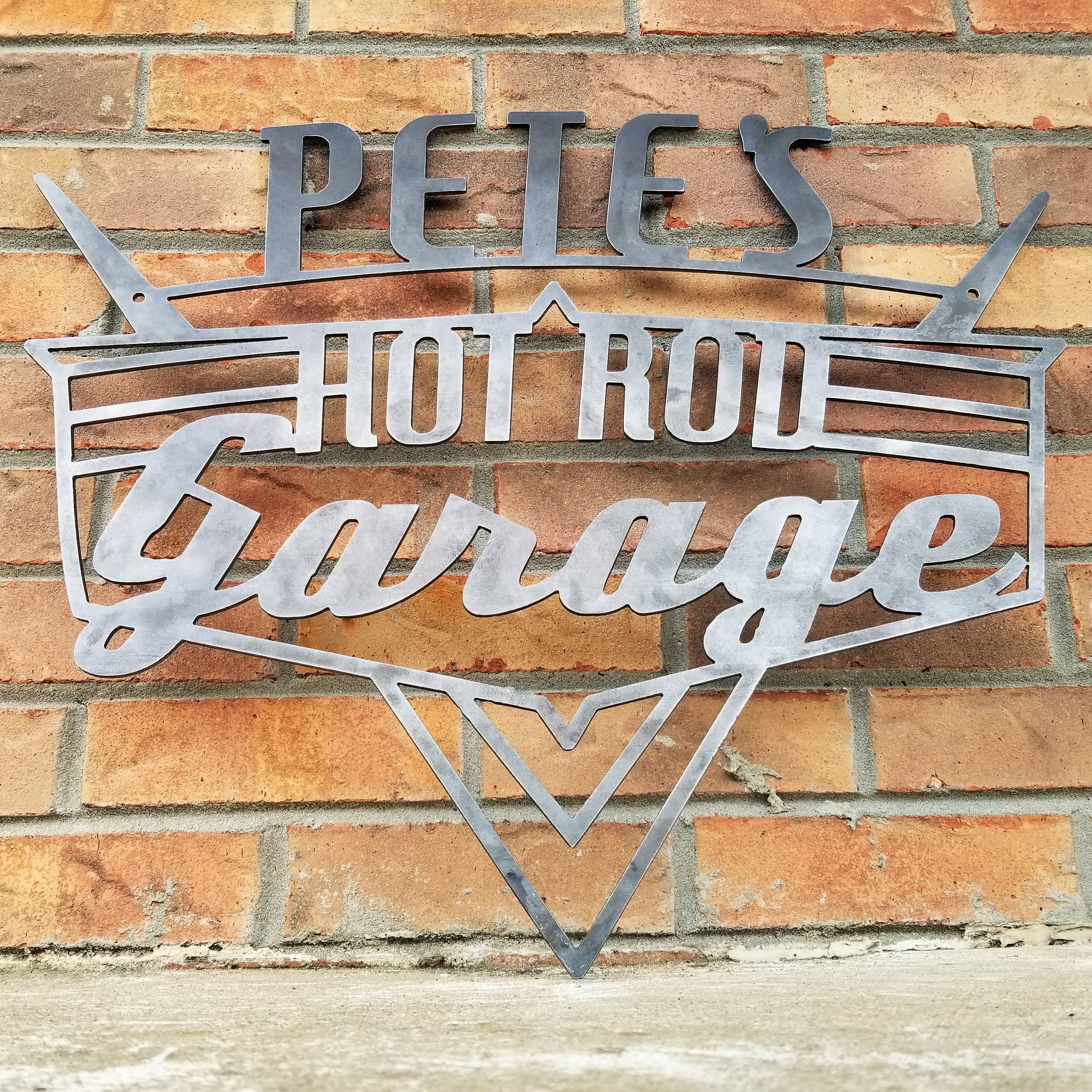 Personalized Hot Rod Garage Signs – Maker Table