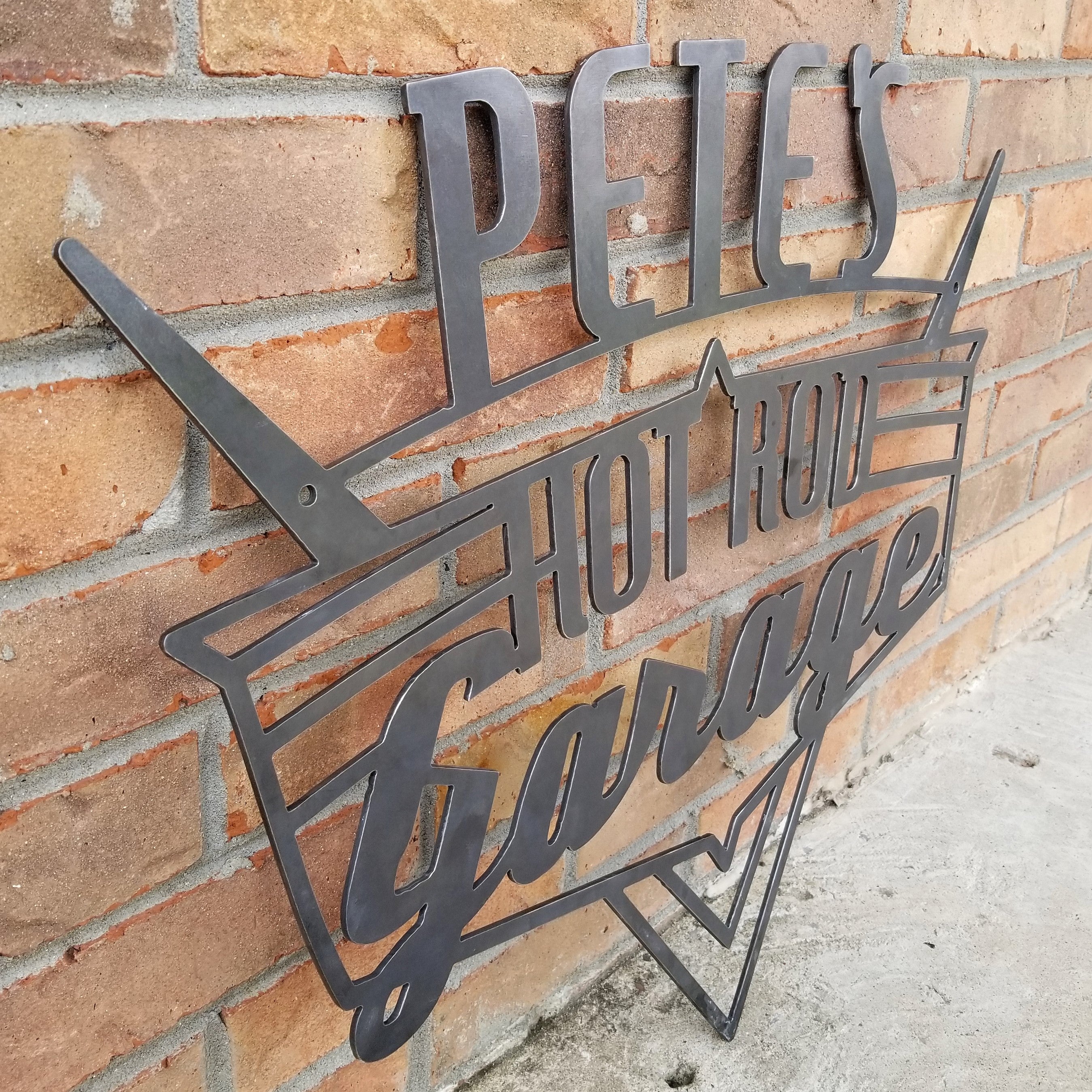 Personalized Hot Rod Garage Signs – Maker Table