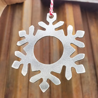 Thumbnail for Winter Snowflake Christmas Ornament - FREE SHIPPING, Stocking Stuffer, Holiday Gift, Tree