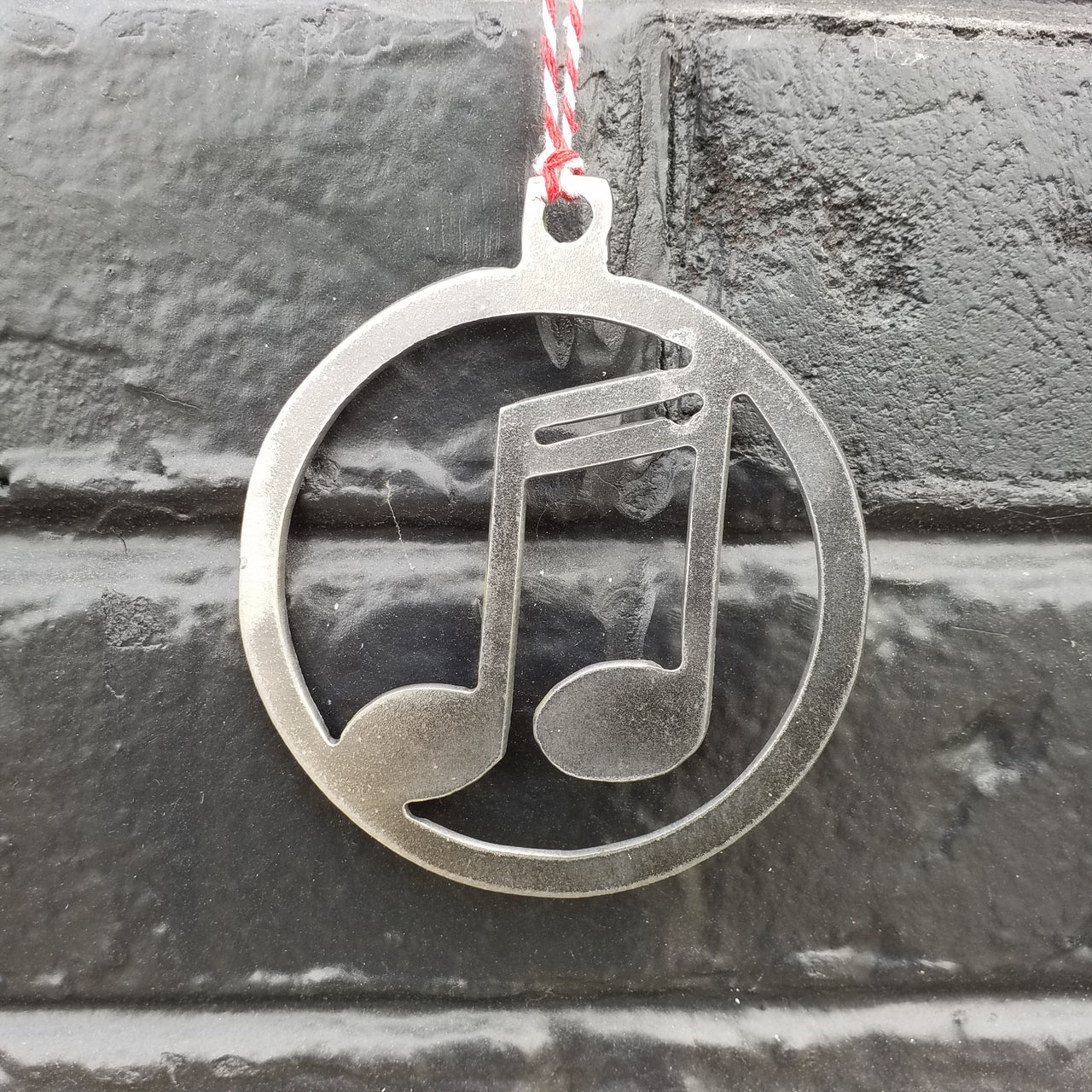 Music Notes Christmas Ornament - FREE SHIPPING, Stocking Stuffer, Holiday Gift, Tree