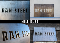 Thumbnail for Metal Trough Planter - Extra Large Rectangular Planter - Perennial Planter Pot - Raw Steel Will Develop Natural Rust Patina - Minimalist