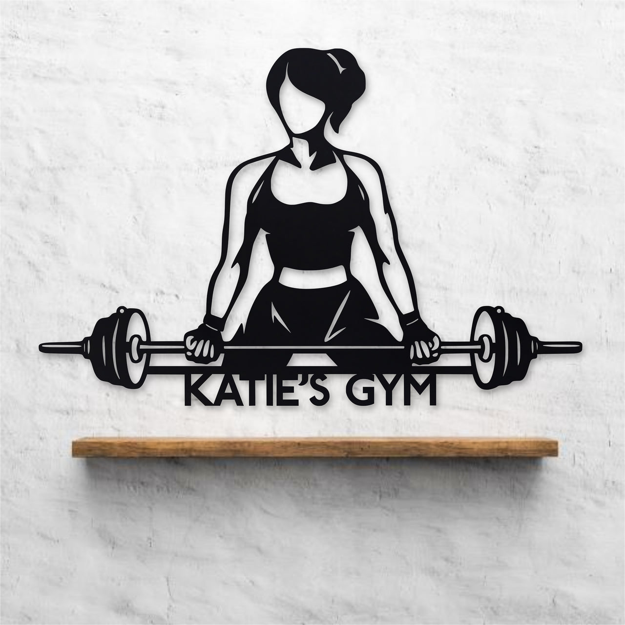 Custom Metal Gym Sign - Personalized Home Gym Sign - Women Who Lift