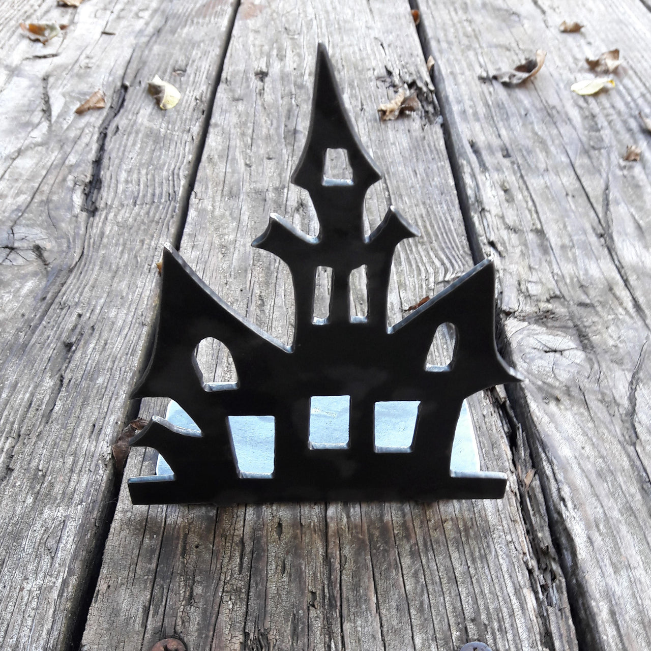 Haunted House Candle Holder Halloween Decor