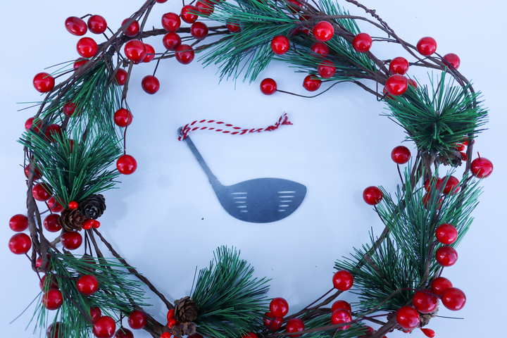 Golf Driver Christmas Ornament - Holiday Stocking Stuffer Gift - Tree Home Decor
