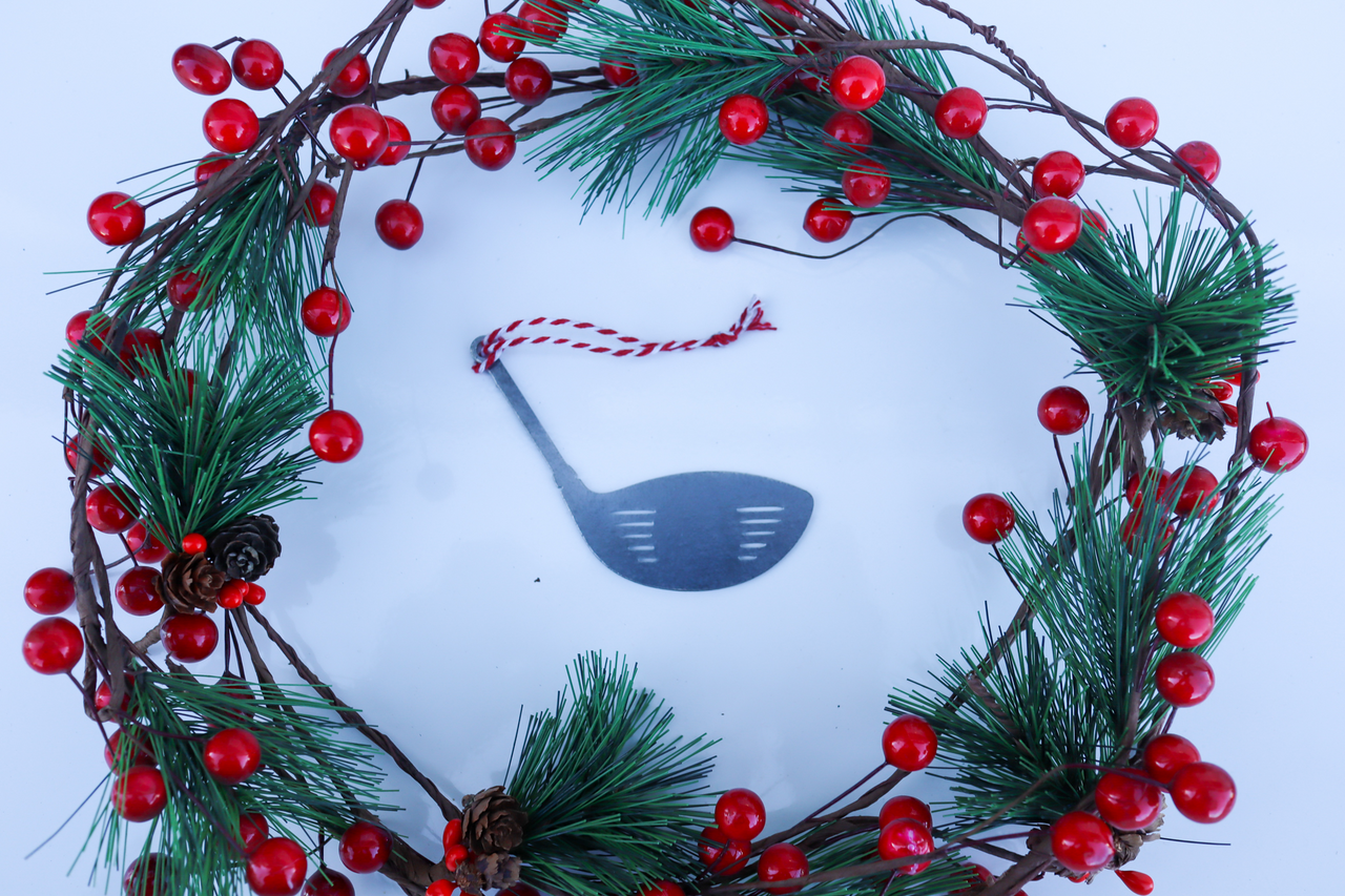 Golf Driver Christmas Ornament - Holiday Stocking Stuffer Gift - Tree Home Decor