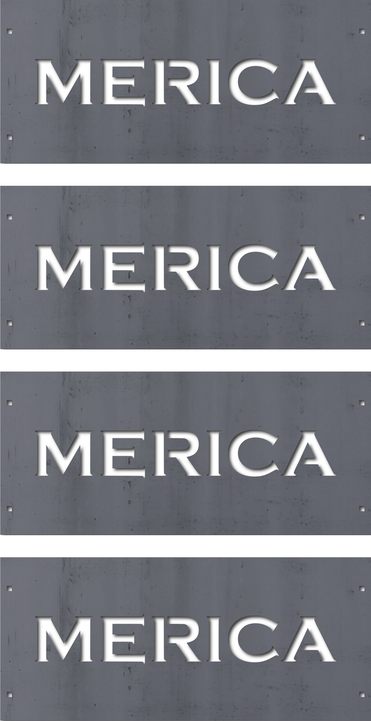 Merica Steel Fire Pit - Metal Outdoor Backyard Fire Ring - Patriotic America Patio Decor