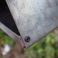 Thumbnail for Rustic Metal Birdhouse - Triangle Hanging Bird Feeder - Unique Garden Gift