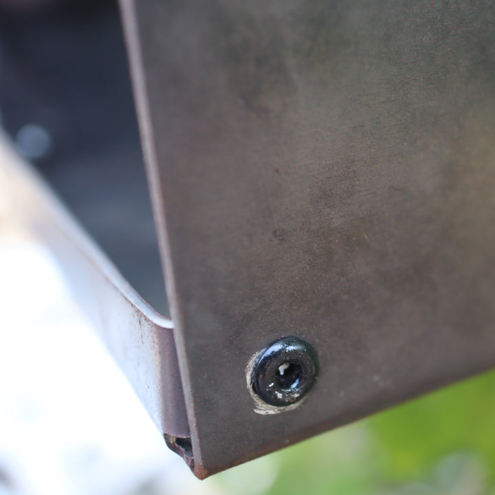 Rustic Metal Birdhouse - Garden Decor