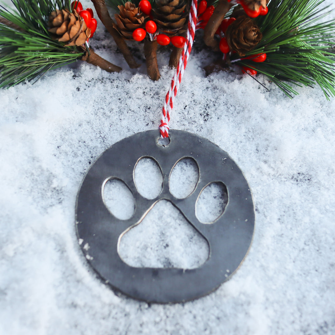 Cat Paw Christmas Ornament - Pet Lover Holiday Stocking Stuffer Gift