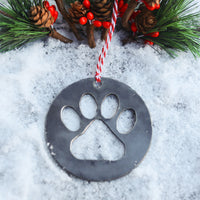 Thumbnail for Cat Paw Christmas Ornament - Pet Lover Holiday Stocking Stuffer Gift - Tree Home Decor