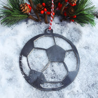 Thumbnail for Soccer Ball Christmas Ornament - Sports Lover Stocking Stuffer Gift - Tree Home Decor