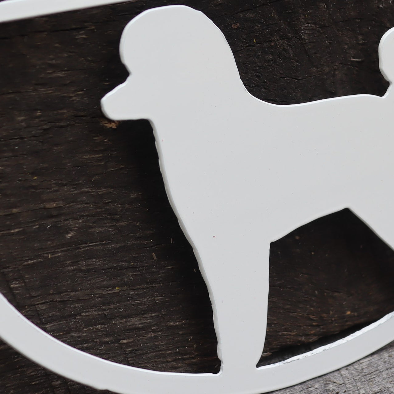 Poodle Dog Personalized Metal Dog Sign - Metal Sign - Custom Pet Name Sign