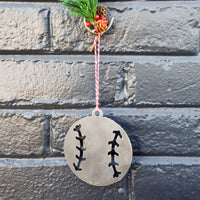 Thumbnail for Baseball Christmas Ornament - Holiday Stocking Stuffer Gift - Tree Home Decor