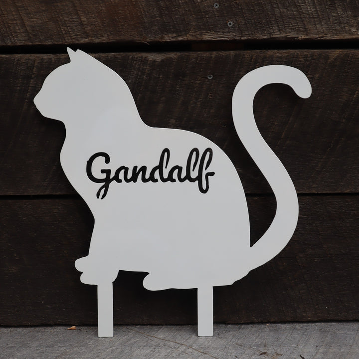 Memorial Cat Personalized Garden Decor