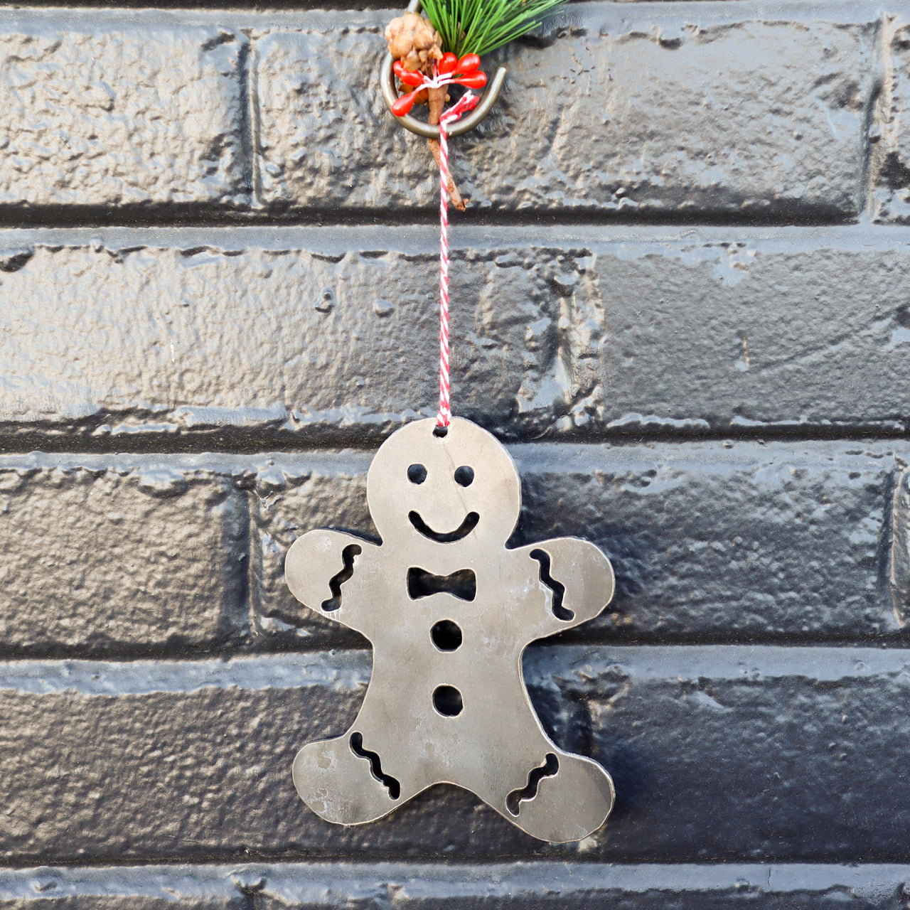Gingerbread Man Christmas Ornament - Cookie Holiday Stocking Stuffer Gift - Tree Home Decor