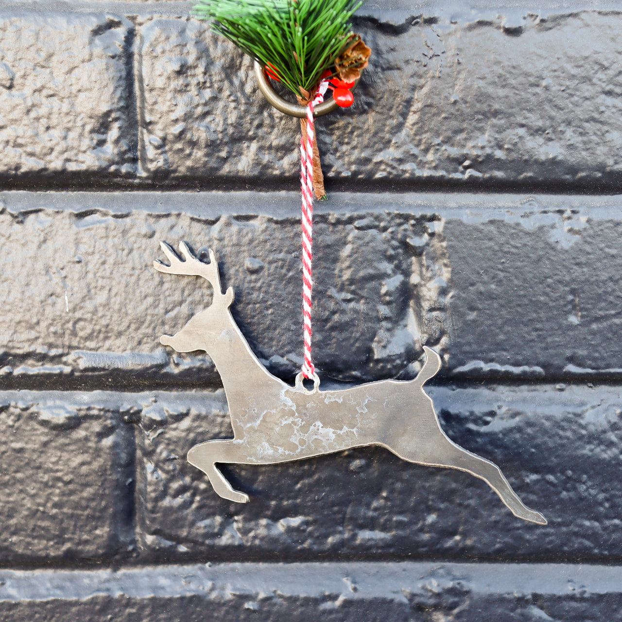 Rudolph Christmas Ornament - Reindeer Holiday Stocking Stuffer Gift - Tree Home Decor