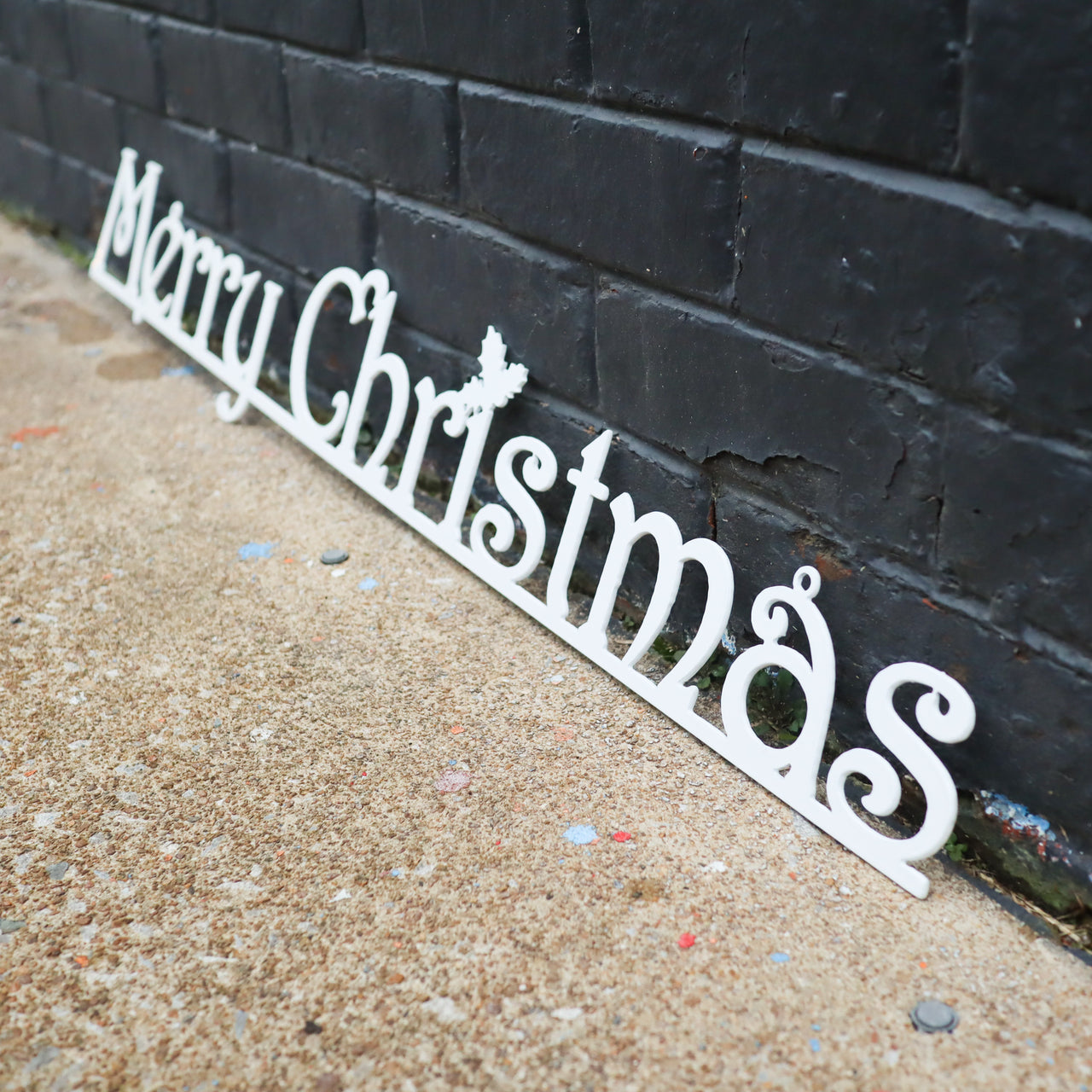 Merry Christmas Metal Sign - Holiday Wall Art Home Decor