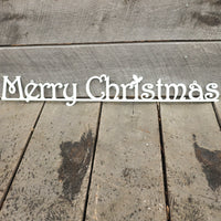 Thumbnail for Merry Christmas Metal Sign - Holiday Wall Art Home Decor