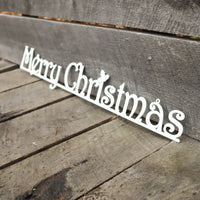 Thumbnail for Merry Christmas Metal Sign - Holiday Wall Art Home Decor