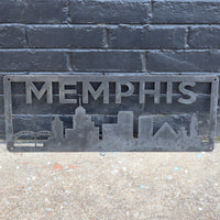 Thumbnail for Personalized Metal Memphis Skyline Sign - Memphis, Tennessee Wall Art - Southern Home Decor