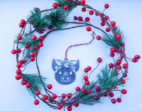 Thumbnail for Sassy Piglet Christmas Ornament - Holiday Stocking Stuffer Gift - Tree Home Decor