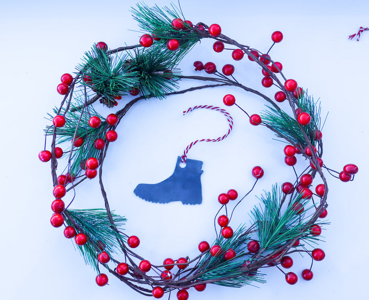 Work Boot Christmas Ornament - Holiday Stocking Stuffer Gift