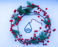 Thumbnail for Tear Drop Lotus Christmas Ornament - Holiday Stocking Stuffer Gift - Tree Home Decor