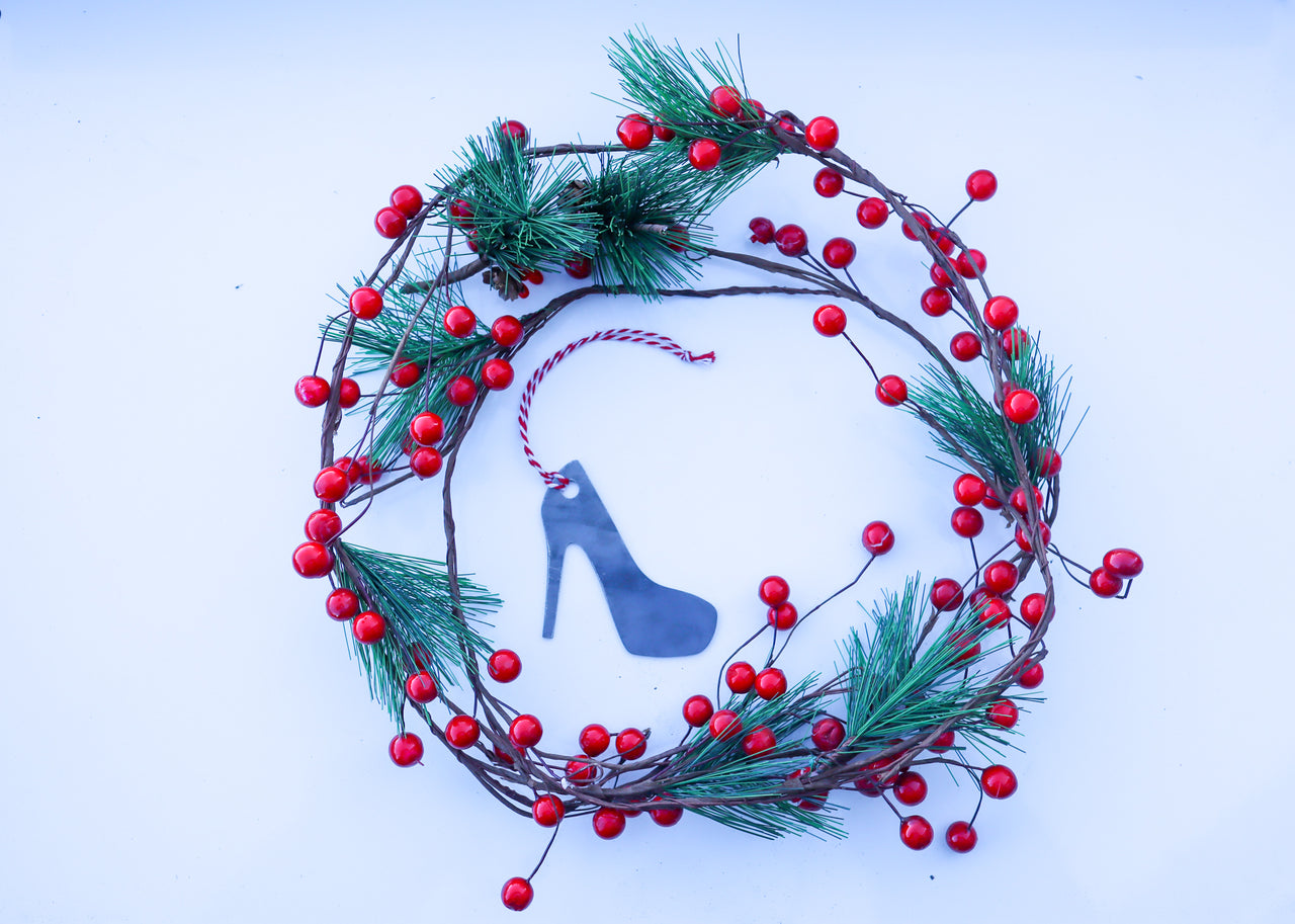 High Heel Christmas Ornament - Holiday Stocking Stuffer Gift - Tree Home Decor