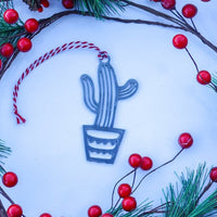 Thumbnail for Cactus Christmas Ornament - Holiday Stocking Stuffer Gift - Tree Home Decor