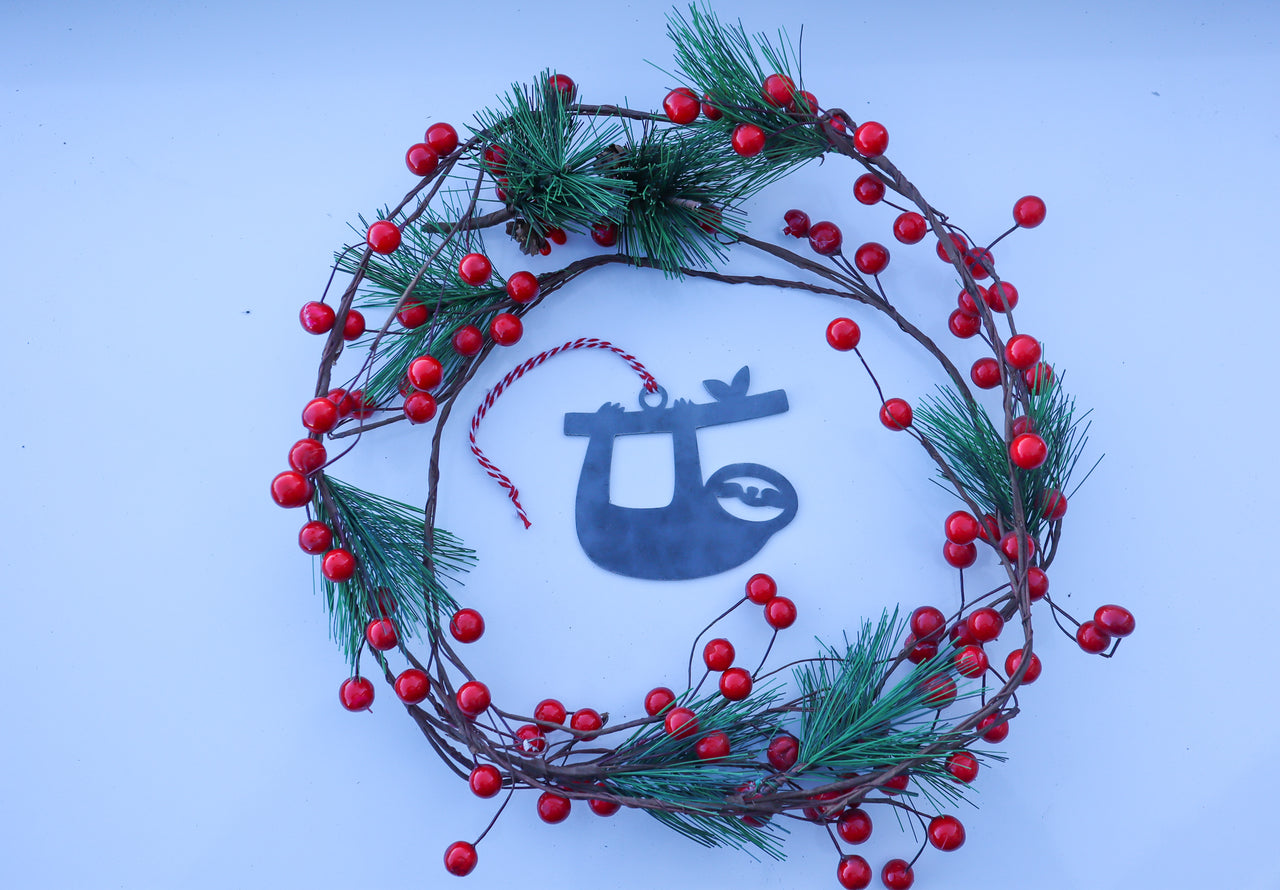 Sloth Christmas Ornament - Holiday Stocking Stuffer Gift - Tree Home Decor