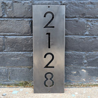 Thumbnail for Metal House Address Sign - Vertical Home Address Plaque - House Numbers