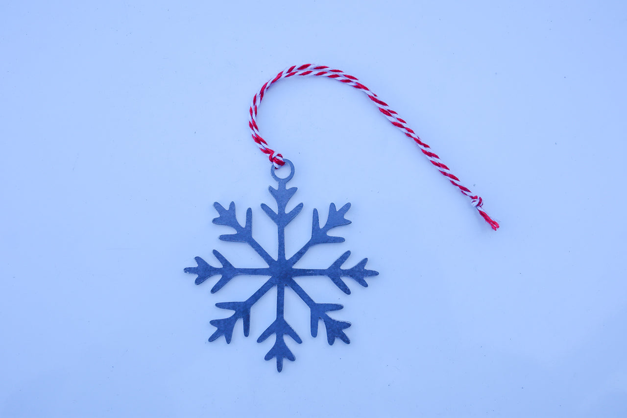 Traditional Snowflake Christmas Ornament - Holiday Stocking Stuffer Gift - Tree Home Decor
