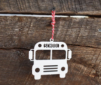 Thumbnail for School Bus Christmas Ornament - Holiday Stocking Stuffer Gift - Tree Home Decor