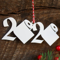 Thumbnail for 2020 Toilet Paper Christmas Ornament - Funny Holiday Stocking Stuffer Gift - Tree Home Decor