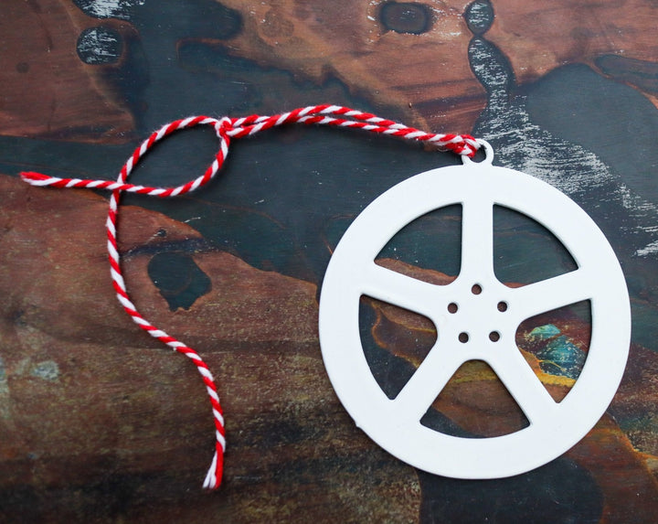 Hot Rod Wheel Christmas Ornament - Holiday Stocking Stuffer Gift