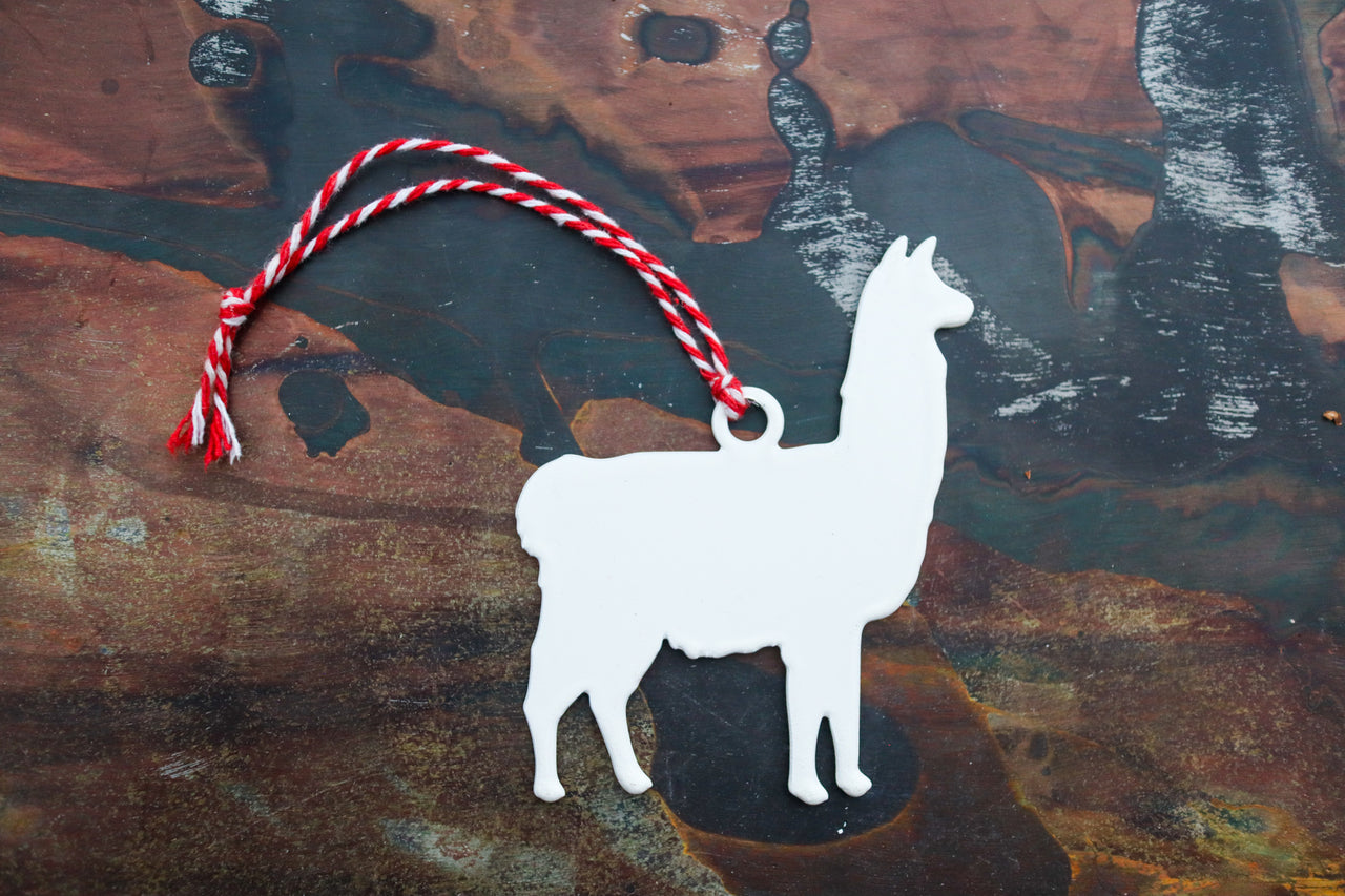 Llama Christmas Ornament - Holiday Stocking Stuffer Gift - Tree Home Decor