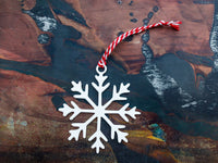 Thumbnail for Traditional Snowflake Christmas Ornament - Holiday Stocking Stuffer Gift - Tree Home Decor