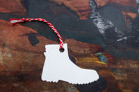 Thumbnail for Work Boot Christmas Ornament - Holiday Stocking Stuffer Gift - Tree Home Decor