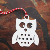 Thumbnail for Cute Owl Christmas Ornament - Holiday Stocking Stuffer Gift - Tree Home Decor