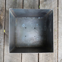 Thumbnail for Modern Metal Planter - Geometric Cube Plant Pot - Patio Garden Decor