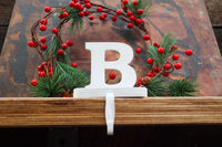 Thumbnail for Personalized Monogram Stocking Hanger - Heavy Stocking Holder - Christmas Stocking Hook